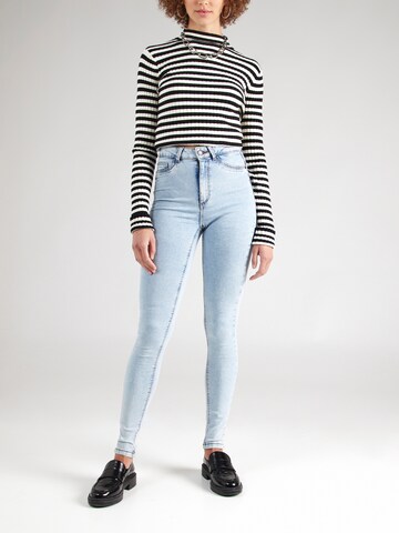 Noisy may Skinny Jeans 'CALLIE' in Blauw: voorkant