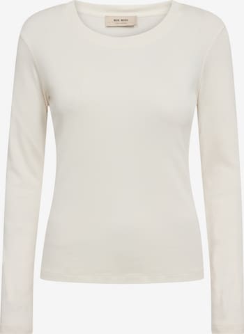T-shirt MOS MOSH en beige : devant