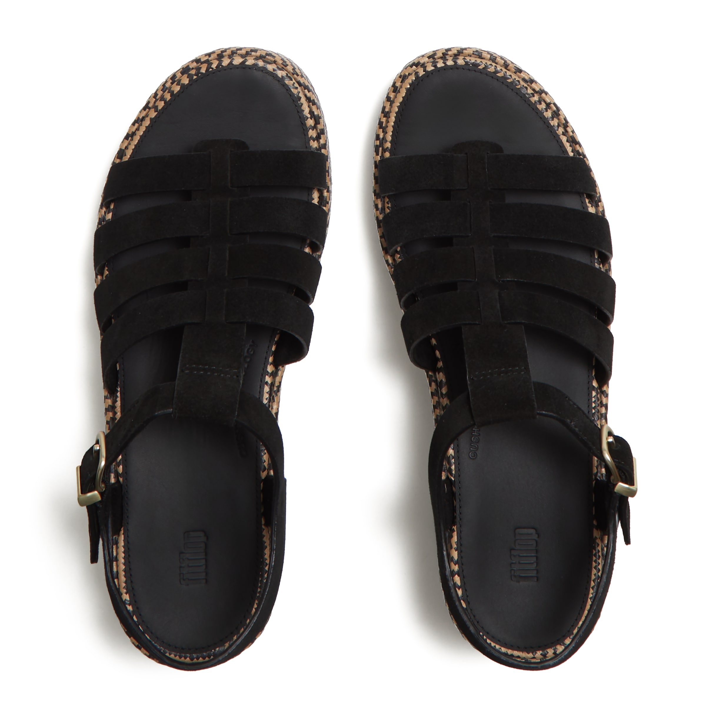 FitFlop Strap Sandals in Black