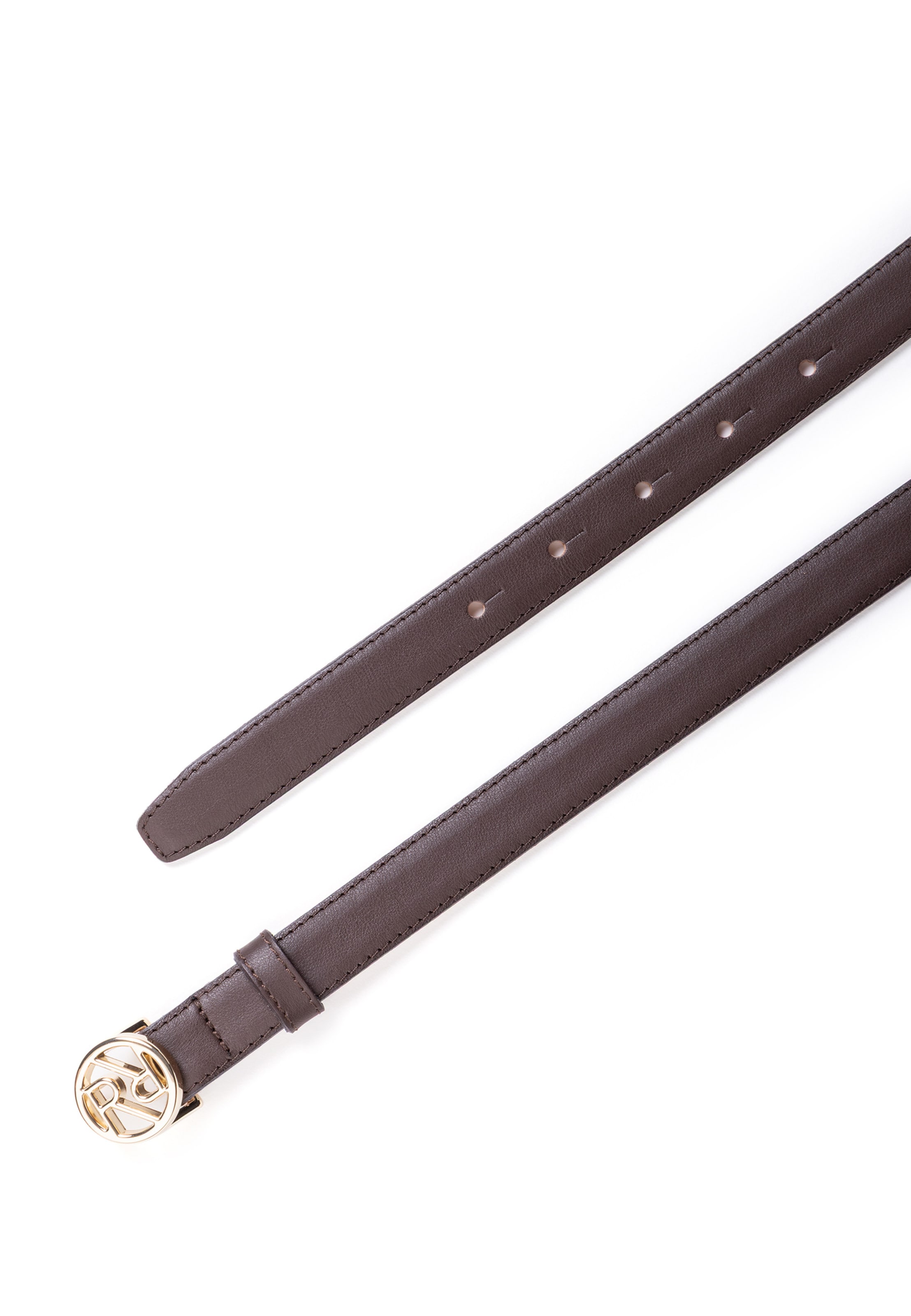 Ceinture ' LOGO GÜRTEL 2 cm ' Roeckl en marron