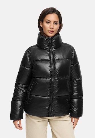 MARIKOO Winterjacke 'Hazalee 16' in Schwarz: Vorderseite