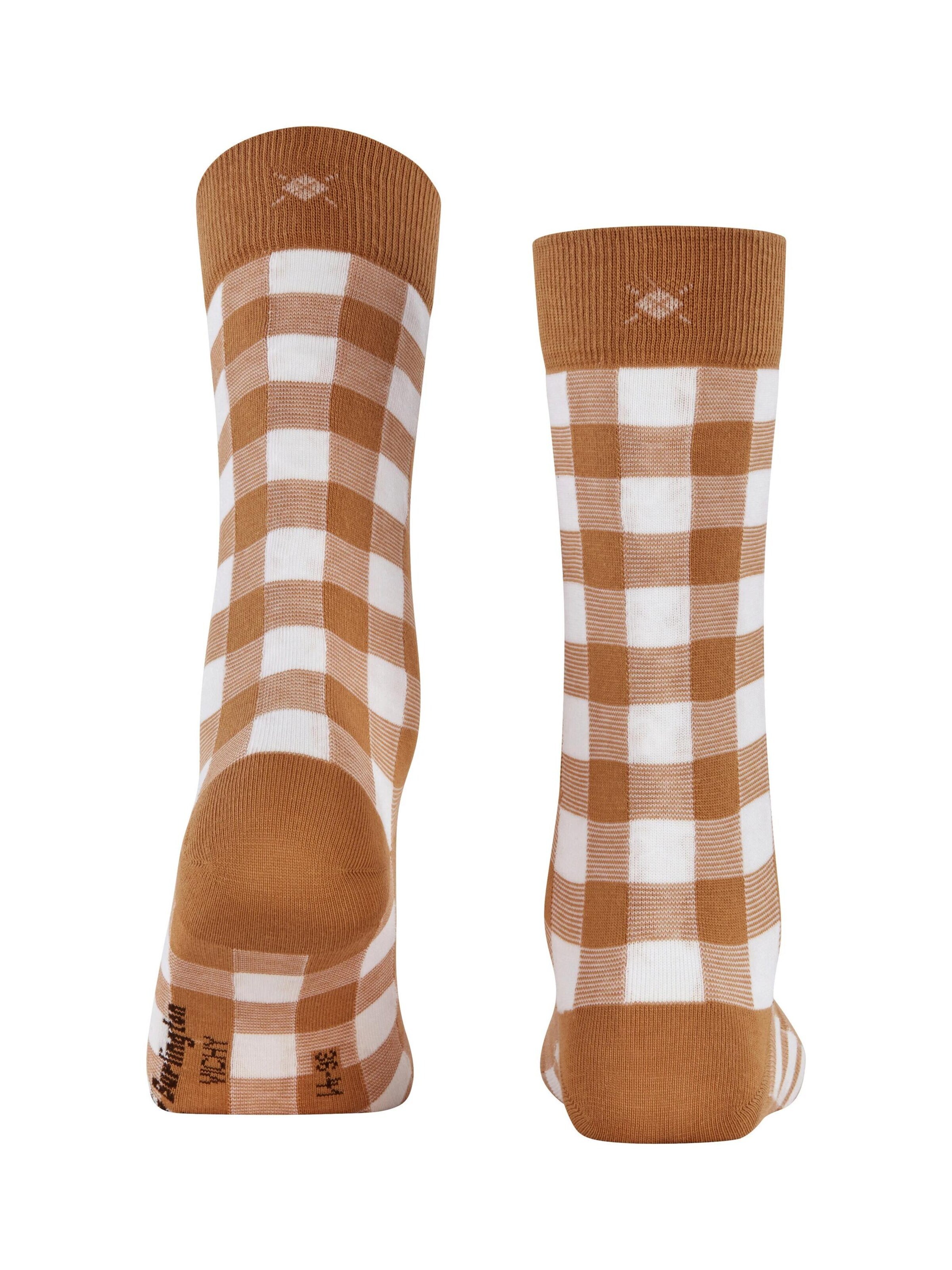 BURLINGTON Socken 'Vichy'‌‌‌‌‌‌‌ in Braun