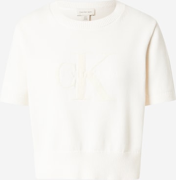 Calvin Klein Jeans - Pullover em branco: frente