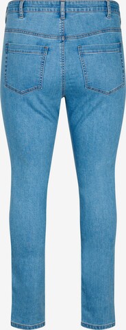 Zizzi Skinny Fit Дънки 'JSOEY AMY' в синьо