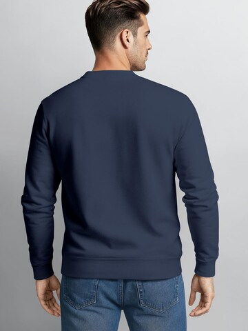 Neverless Sweatshirt 'life begins' in Blau
