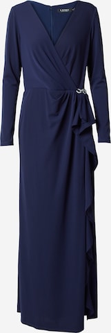 Lauren Ralph Lauren Aftonklänning i blå: framsida