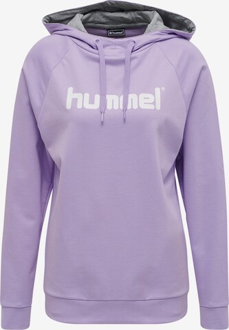 Sweat de sport Hummel en violet : devant