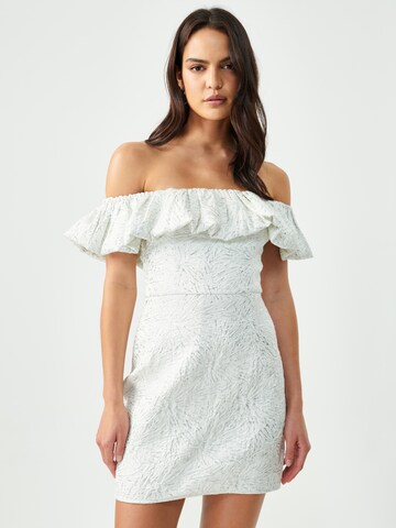 BWLDR Sukienka 'SASH' w kolorze biały: przód