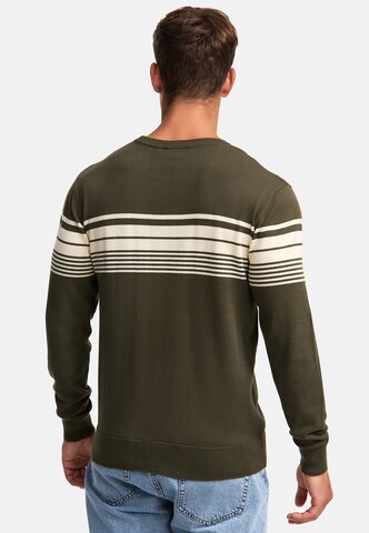 INDICODE JEANS Trui 'League' in Groen