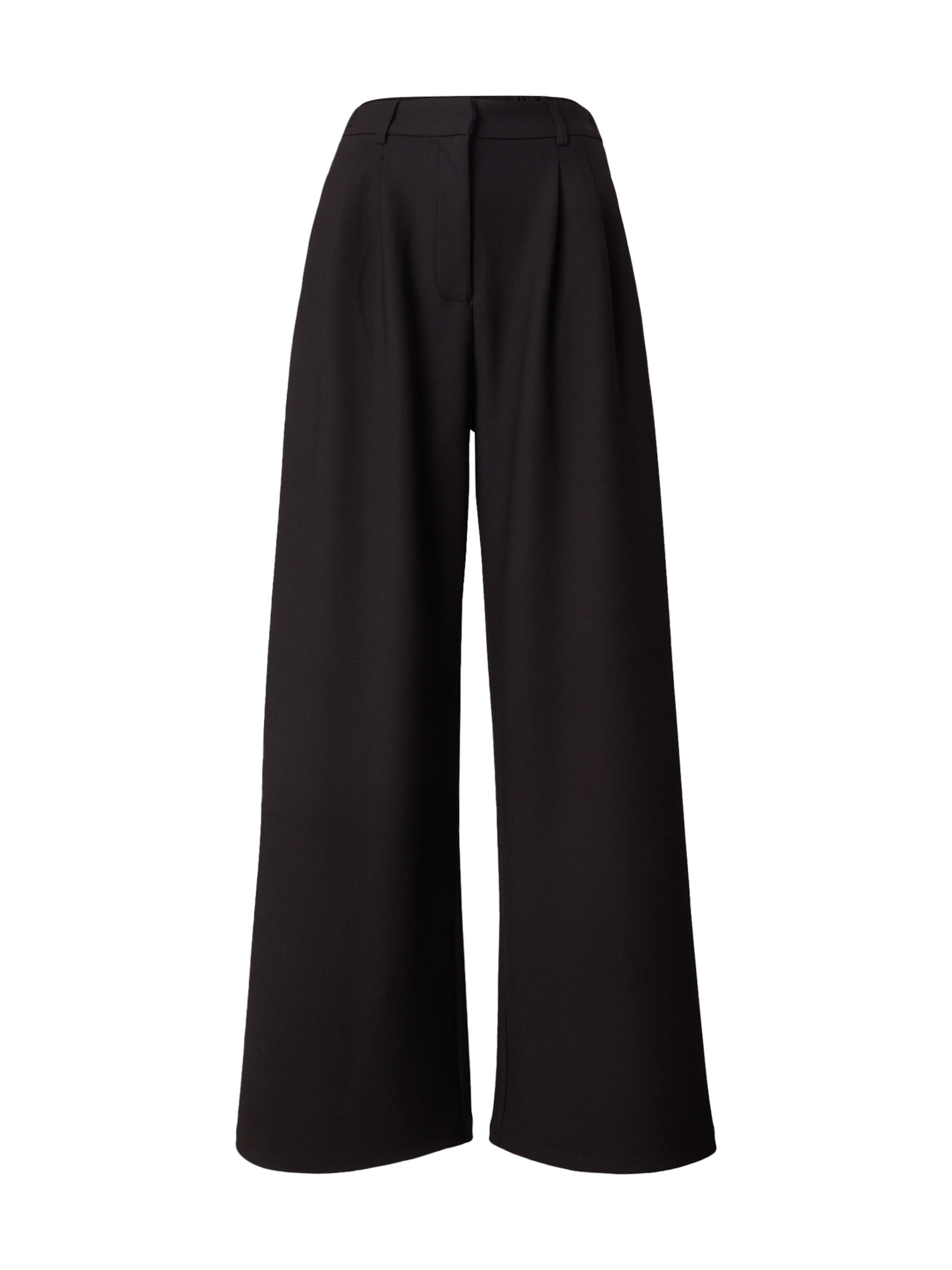 ABOUT YOU Wide leg Trousers 'Sarah' in Black: front