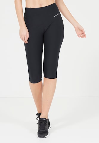 ENDURANCE Skinny Workout Pants 'Puglia' in Black: front