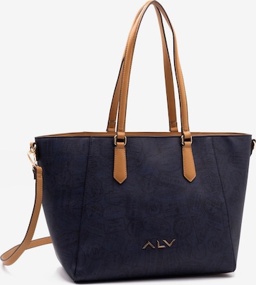 Shopper di ALV By Alviero Martini in blu: frontale