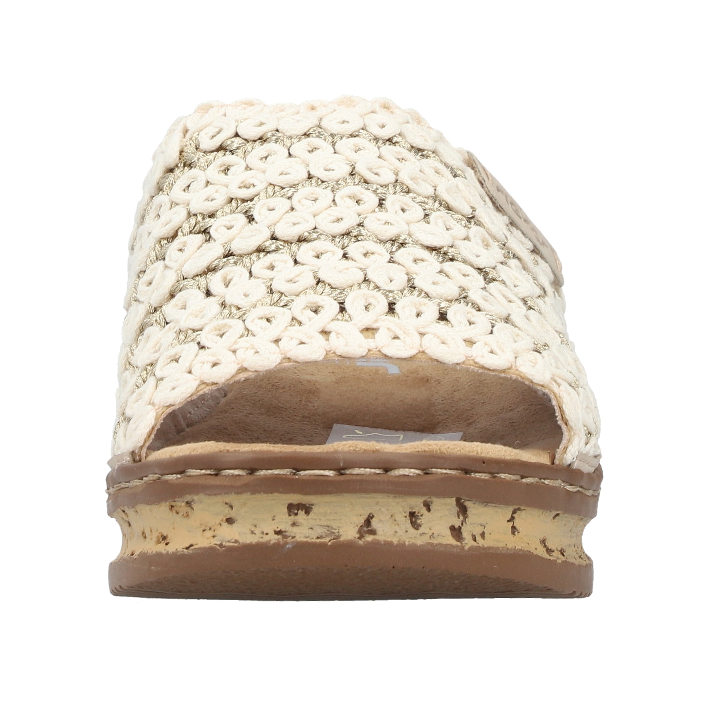 Rieker Pantoletten in Beige