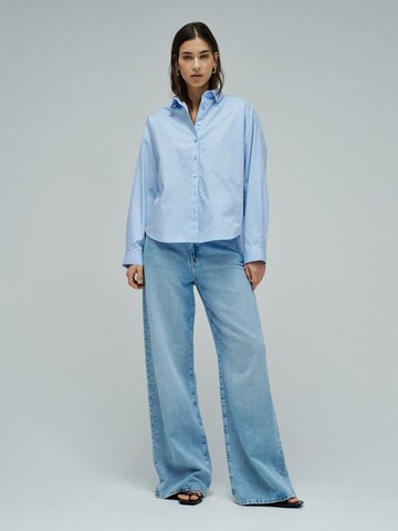Salsa Jeans Blouse in Blauw: voorkant