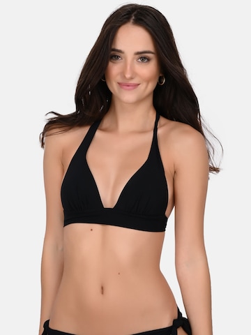 PAIN de SUCRE - Triángulo Top de bikini 'Donia' en negro: frente