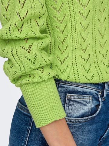 JDY Sweater 'Tikka' in Green