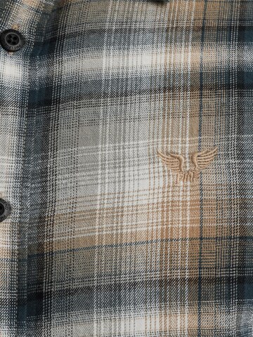 PME Legend Regular fit Button Up Shirt 'Shirt with check pattern' in Blue
