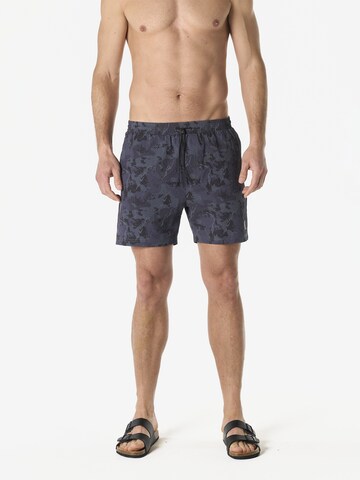Shorts de bain KOROSHI en bleu : devant