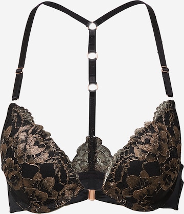 Hunkemöller - Push-up Soutien 'Lexi' em preto: frente