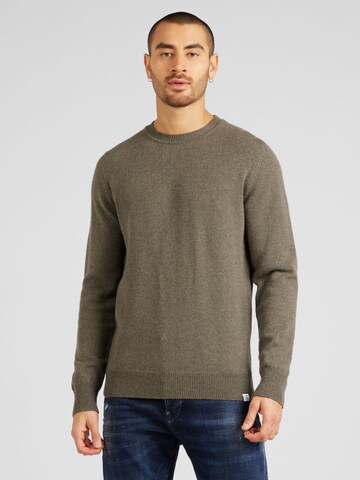 NORSE PROJECTS Sweater 'Sigfred' in Green: front