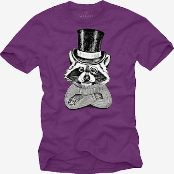 MAKAYA Shirt in Purple: front