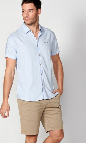 KOROSHI - Ajuste regular Camisa en azul