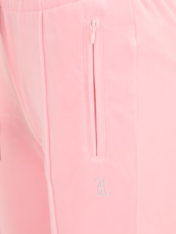 Juicy Couture Petite regular Παντελόνι 'TINA' σε ροζ