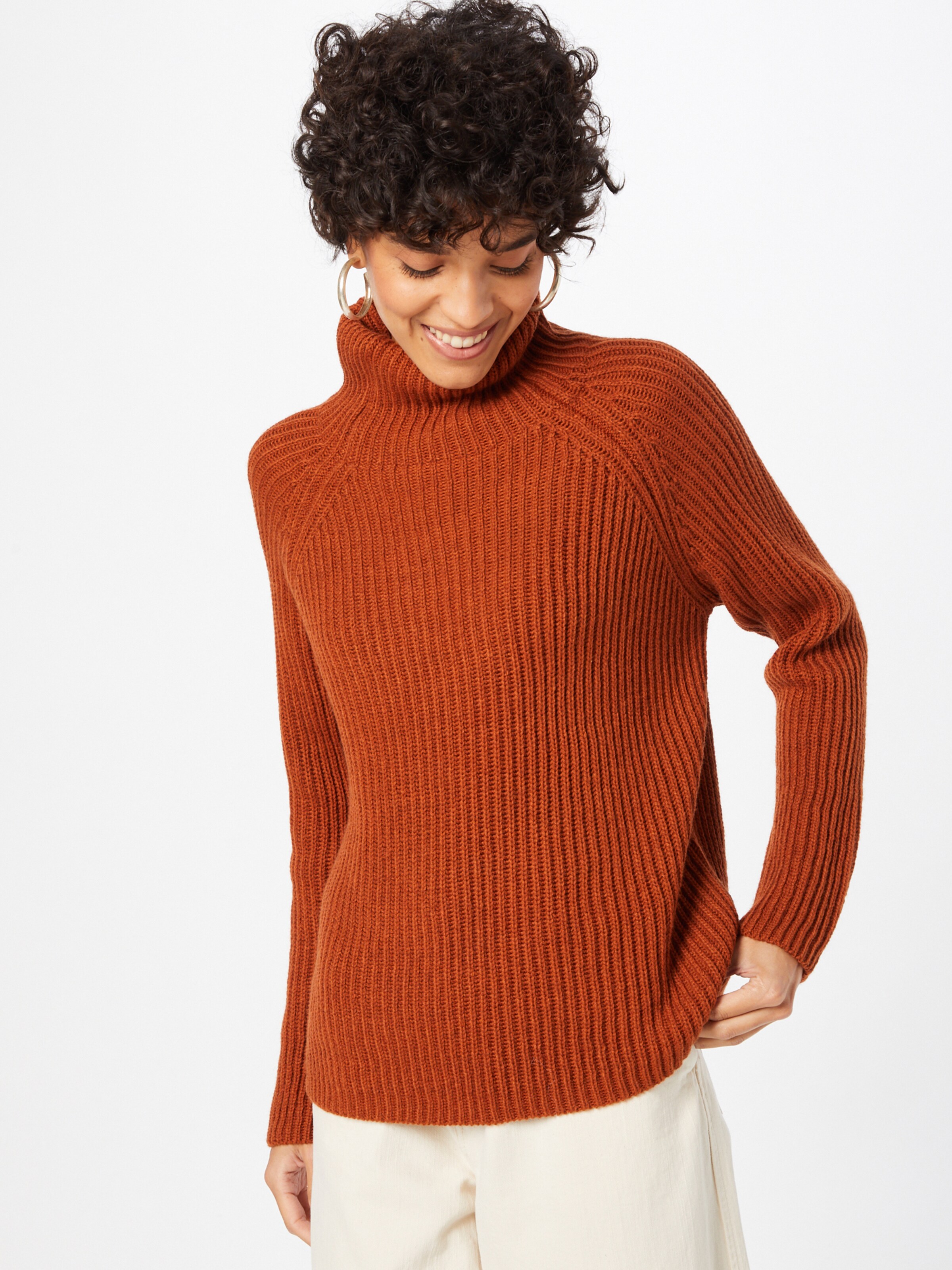 DRYKORN Sweater 'ARWEN' in Dark Orange 