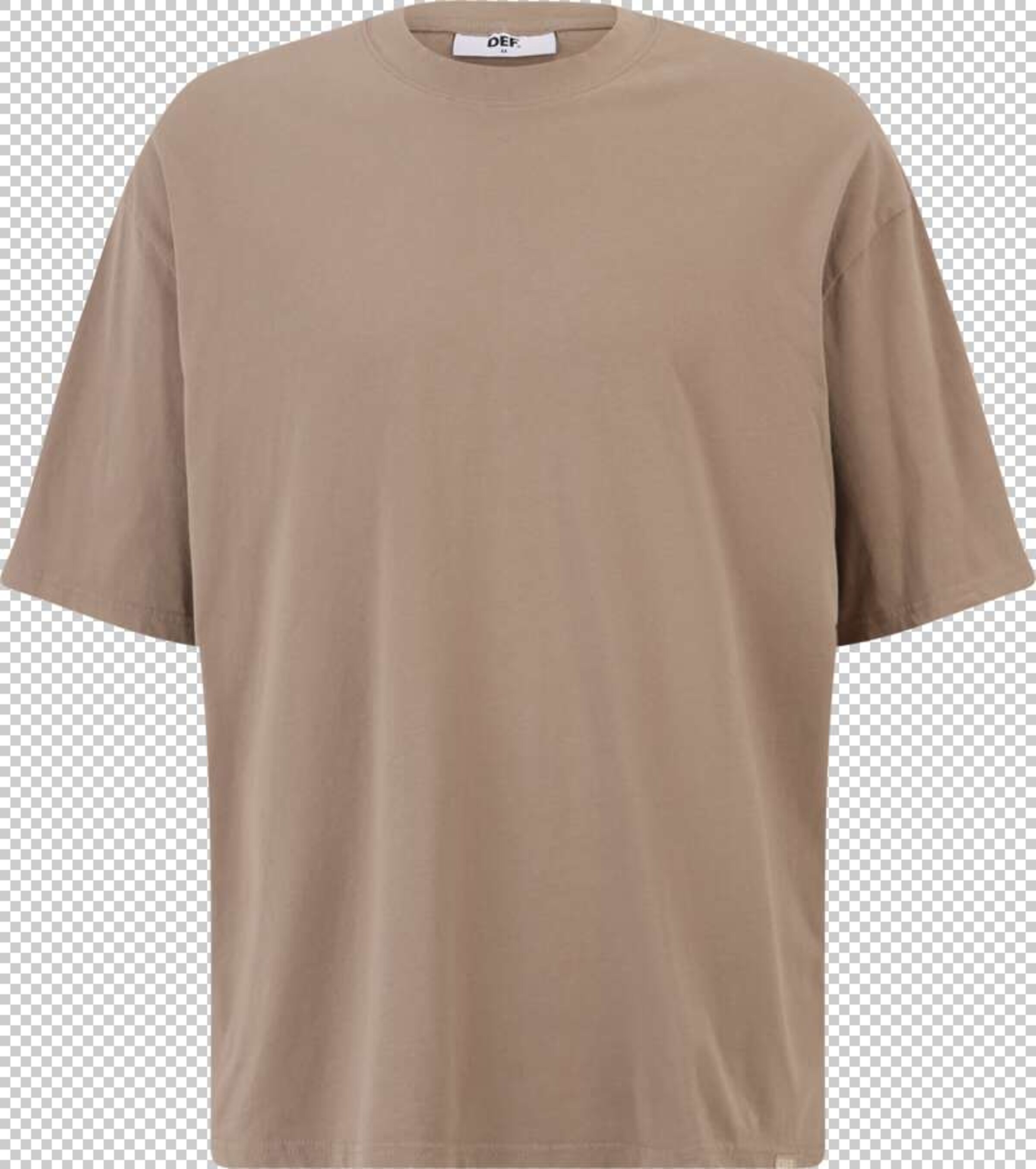 DEF Футболка в Коричневый: спереди