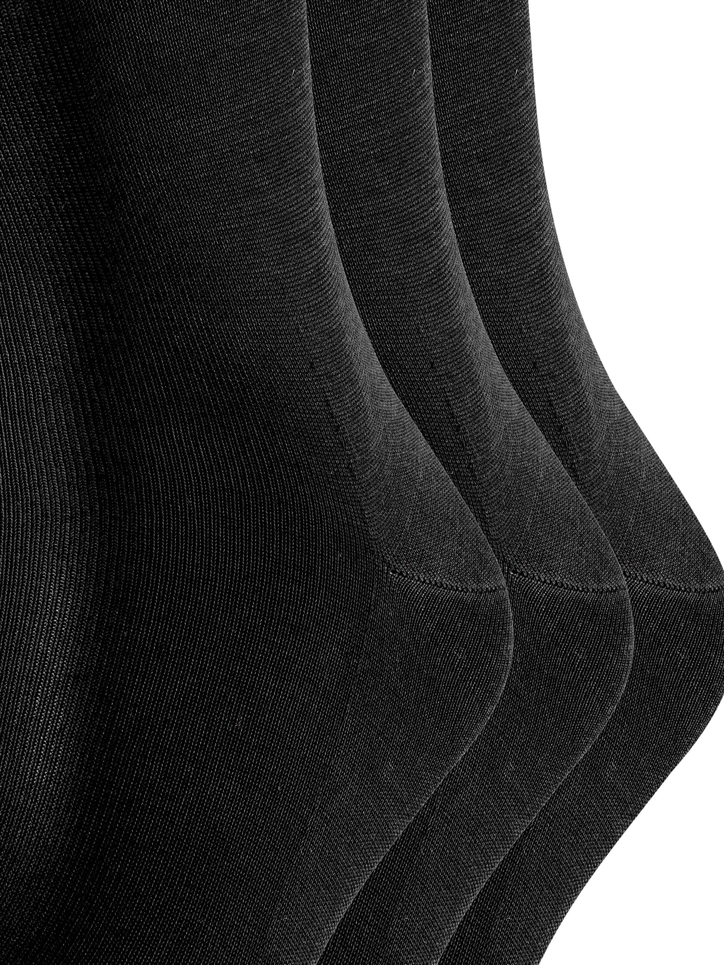 FALKE Socks 'Tiago 3-Pack' in Black