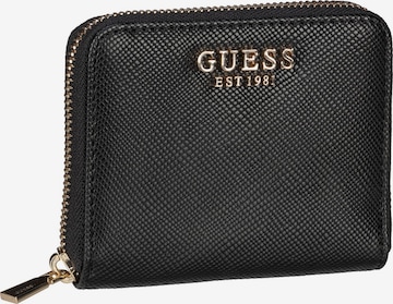 Portamonete 'Laurel' di GUESS in nero: frontale