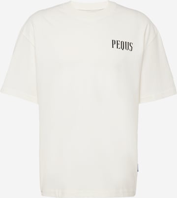 Pequs - Camiseta en blanco: frente