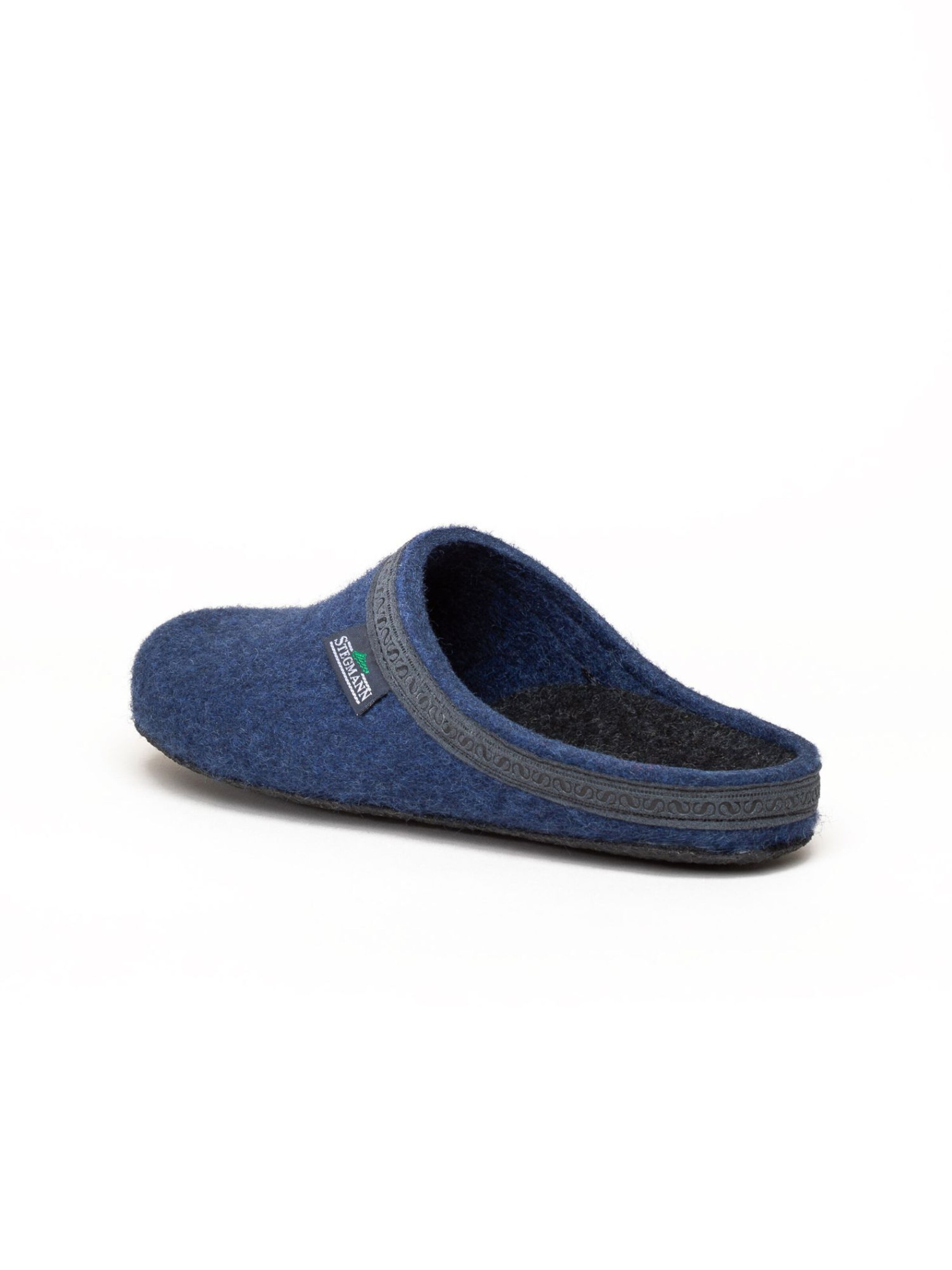 Stegmann Slippers 'Filzclogs Stegmann 127' in Blue