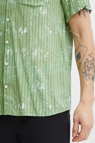 11 Project Regular fit Button Up Shirt 'Barba' in Green