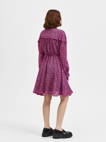 SELECTED FEMME Shirt dress in Purple