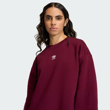 ADIDAS ORIGINALS Sweatshirt 'Essentials' in Rot