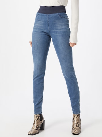 Skinny Jeggings 'Shantal' Freequent en bleu : devant