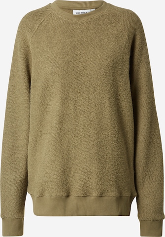 WEEKDAY Sweatshirt in Green: front