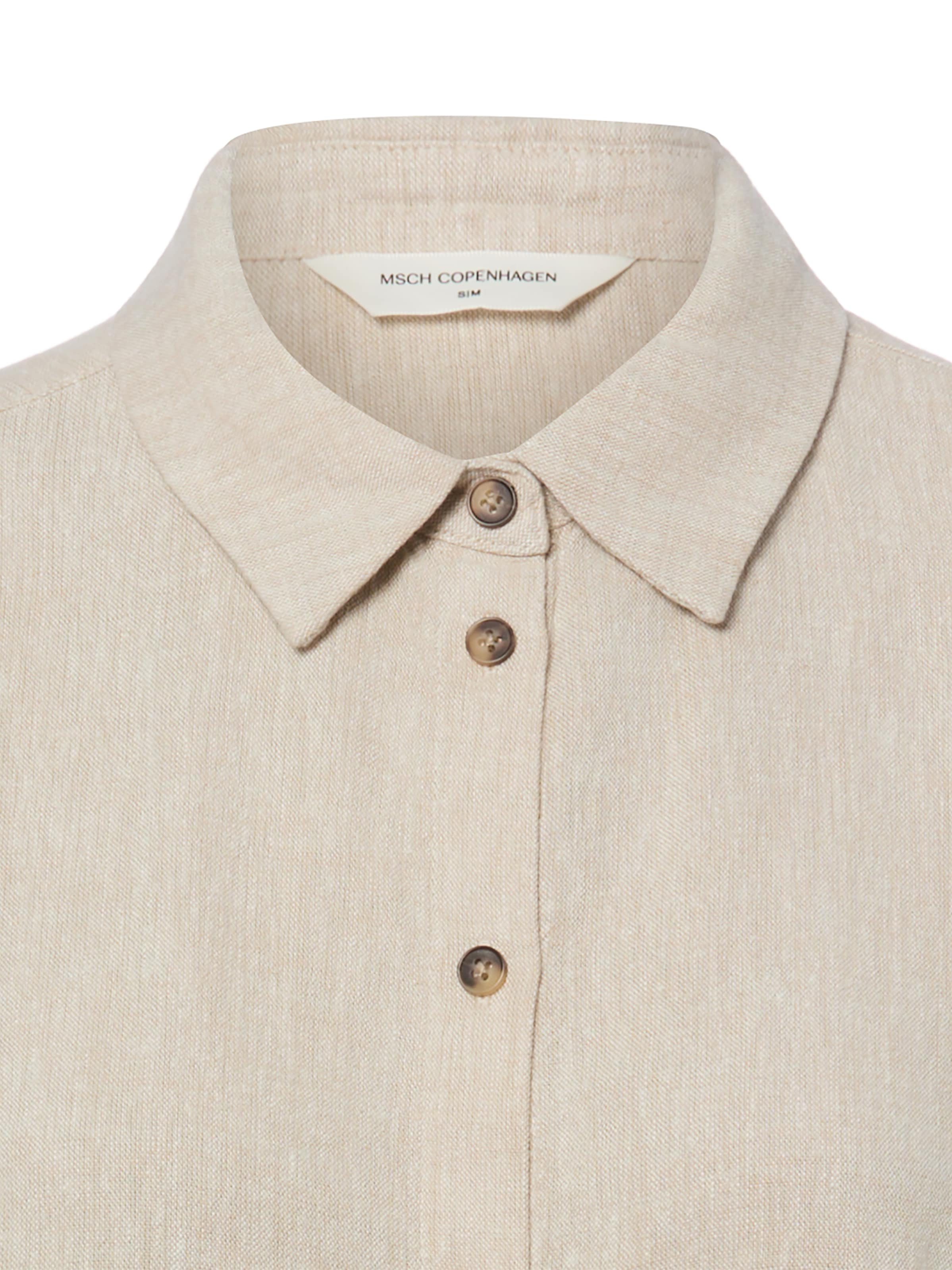 Chemisier 'Viana Ginia' MSCH COPENHAGEN en beige