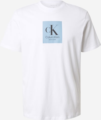 Calvin Klein Majica u pastelno plava / crna / bijela, Pregled proizvoda