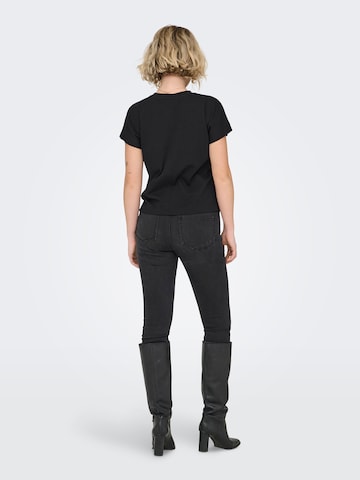 juoda ONLY Marškinėliai 'ONLERICA'