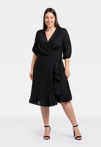 Karko Cocktail Dress 'IRIS' in Black: front