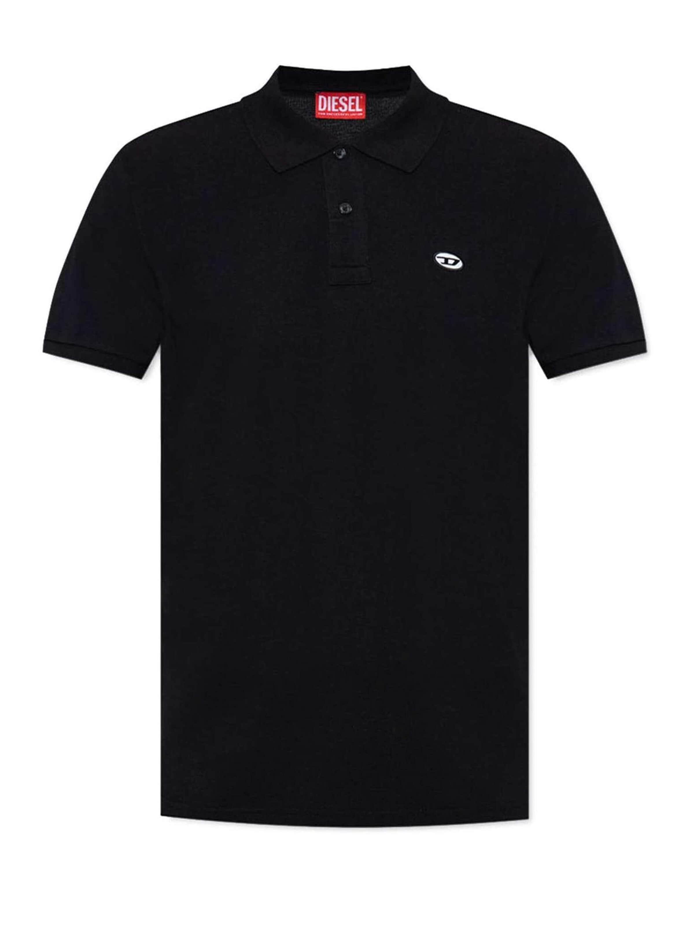 DIESEL Shirt 'T-SMITH-DOVAL-PJ' in M in de kleur Zwart, Productweergave