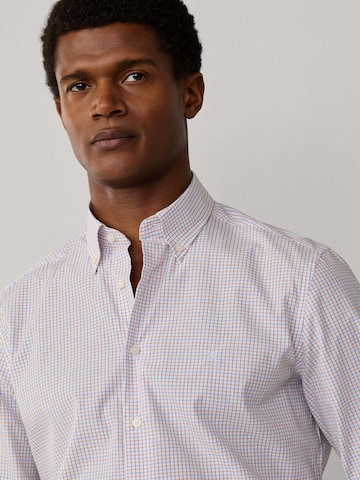 Coupe regular Chemise Hackett London en rouge