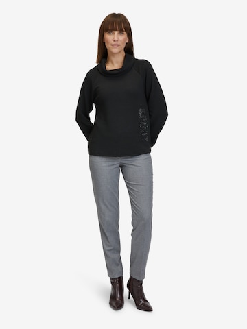 Betty Barclay Sweatshirt mit hohem Kragen in Schwarz