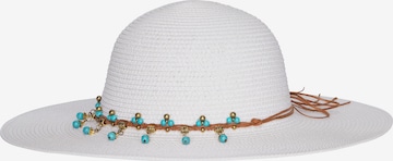 Chapeaux MO en blanc : devant