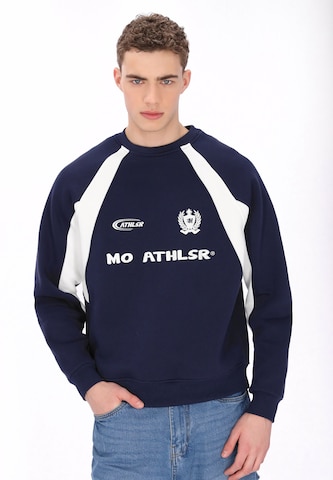 Mo ATHLSR Sweatshirt in Blue: front