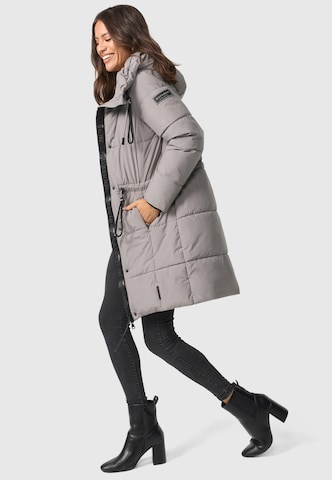 NAVAHOO Зимнее пальто 'Zuckertatze XIV' в Серый