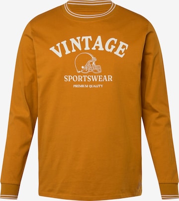 Men Plus Shirt in Oranje: voorkant