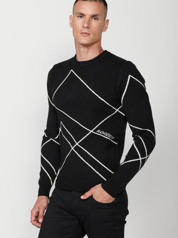 KOROSHI Pullover 'Punto' i sort